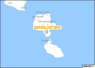 map of San Salvatore