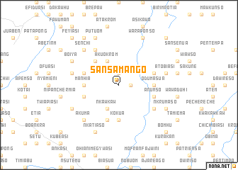 map of Sansamango