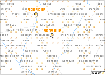 map of Sansame