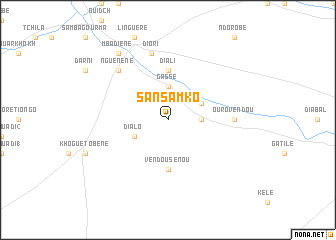 map of Sansamko