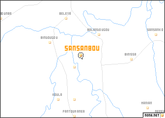 map of Sansanbou