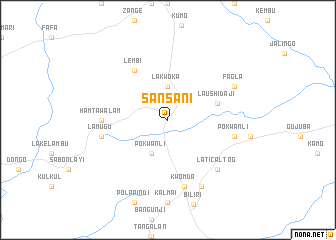 map of Sansani
