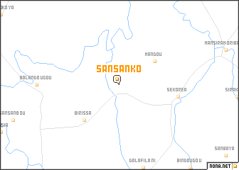 map of Sansanko