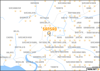 map of Sansão