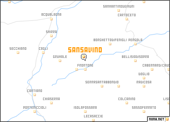 map of San Savino