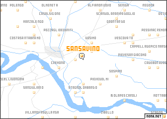 map of San Savino