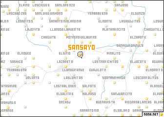 map of Sansayo