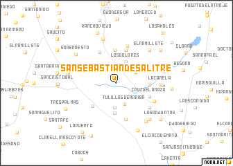 map of San Sebastián de Salitre