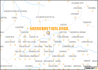 map of San Sebastián Lemoa