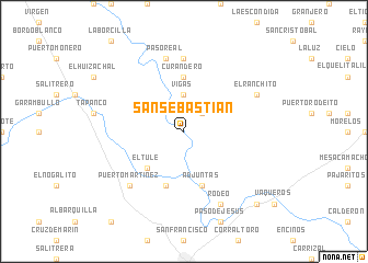 map of San Sebastián