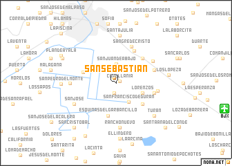 map of San Sebastián