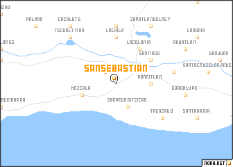 map of San Sebastián