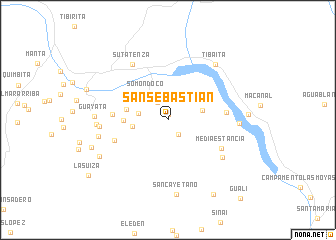 map of San Sebastian