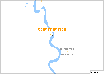 map of San Sebastián