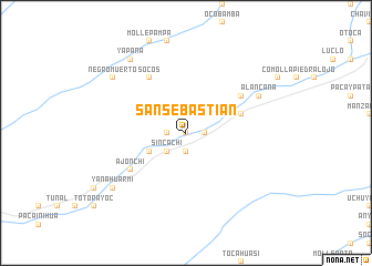 map of San Sebastián