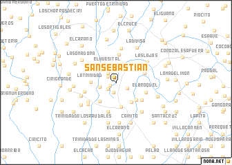 map of San Sebastian