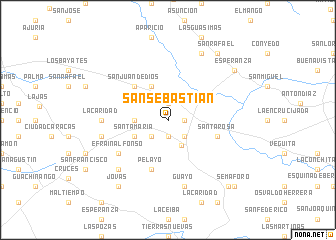 map of San Sebastián