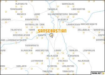 map of San Sebastián