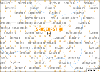 map of San Sebastián