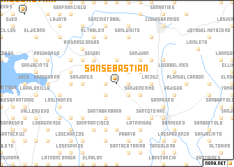 map of San Sebastián