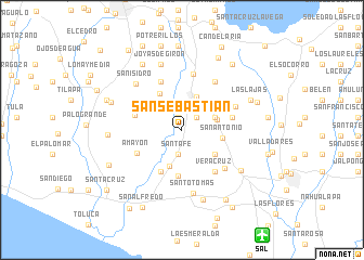 map of San Sebastián