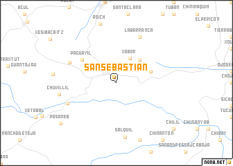 map of San Sebastián