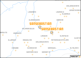 map of San Sebastian