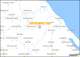 map of San Sebastián