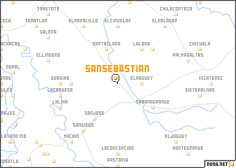 map of San Sebastián