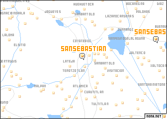 map of San Sebastían