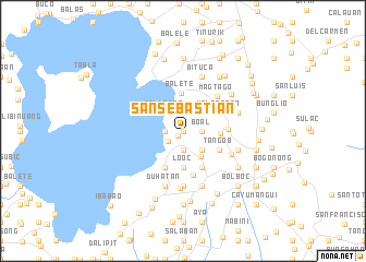 map of San Sebastian