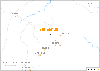 map of Sansemuna