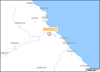 map of Sansen