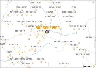 map of San Severino