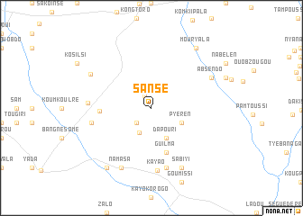 map of Sansé