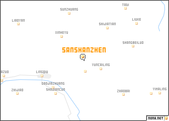 map of Sanshanzhen