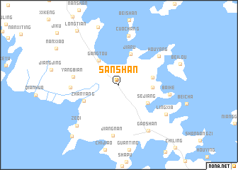 map of Sanshan