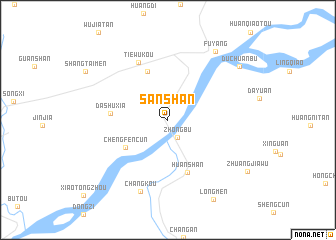 map of Sanshan