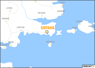 map of Sansha