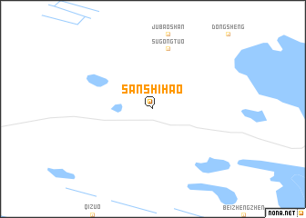 map of Sanshihao