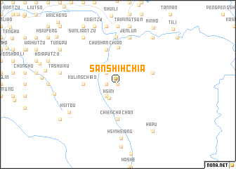 map of San-shih-chia