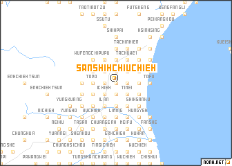 map of San-shih-chiu-chieh