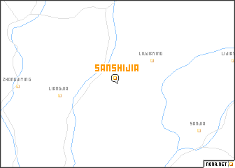 map of Sanshijia