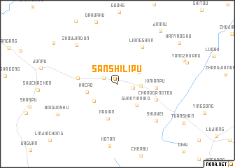 map of Sanshilipu