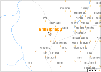 map of Sansikagou