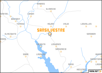 map of San Silvestre