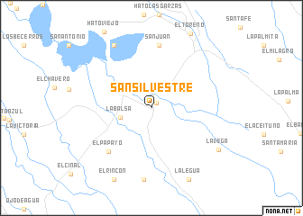 map of San Silvestre