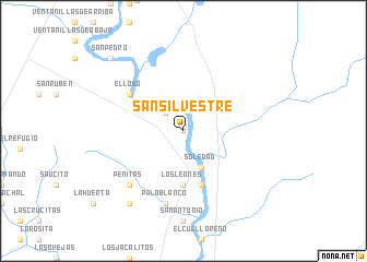 map of San Silvestre