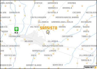 map of San Sisto