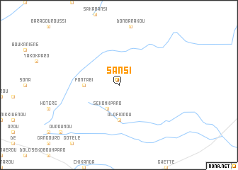 map of Sansi